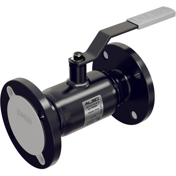 Кран шаровой сталь полнопроходной КШ.Ф.П.080.16-01 Ду 80 Ру16 фл рукоятка ALSO